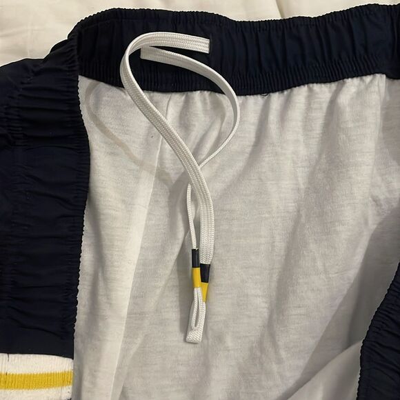 Lacoste Sport Blue Pull-on Contrast Bands Tennis Shorts Mens Size 4XL GH6908 - Picture 14 of 14